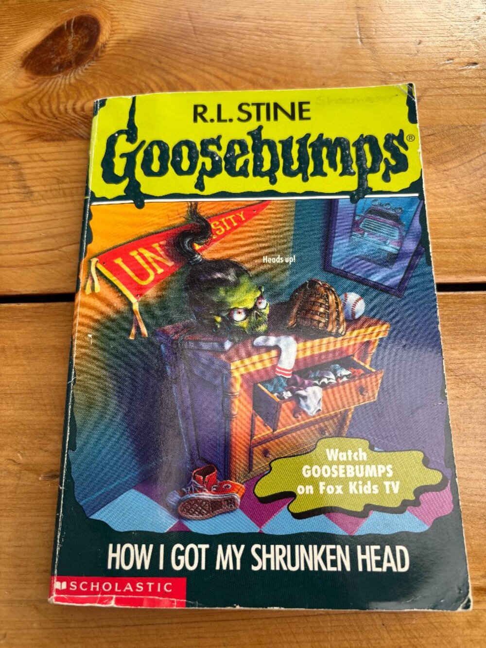 🪱3/12$ VTG '96 Goosebumps #39: How I Got My Shrunken Head 🕸️